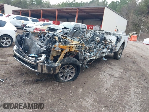 2021 Ford Super Duty F-250 SRW XL with VIN 1FT7W2BT9MED93098, listed as a IAAI auction lot 41006834 with 1 mi miles. Bid and sale history available at carsss.com. Image 16.