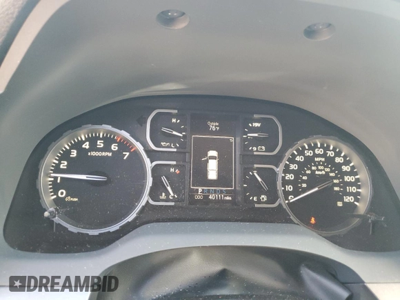 2020 Toyota Tundra 2WD Truck SR with VIN 5TFTY5F14LX011257, listed as a Copart auction lot 73883114 with 40,111 mi miles and Salvage Title. Bid and sale history available at carsss.com. Image 9.