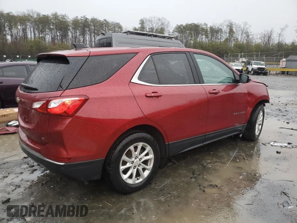 2018 Chevrolet Equinox LT with VIN 2GNAXJEV8J6231562, listed as a Copart auction lot 45574745 with 110,517 mi miles and Salvage Title. Bid and sale history available at carsss.com. Image 3.