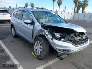 2016 Honda CR-V EX-L with VIN 2HKRM3H73GH557707, listed as a IAAI auction lot 41730293 with 58,549 mi miles. Bid and sale history available at carsss.com. Image 1.