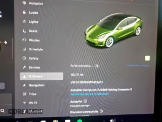 2023 Tesla Model 3 with VIN 5YJ3E1EA6PF439401, listed as a Copart auction lot 61896905 with 110,171 mi miles and Clean title. Bid and sale history available at DreamBid. Image 9.