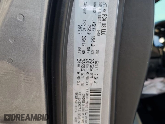 2018 Dodge Durango R/T with VIN 1C4SDHCT6JC114649, listed as a Copart auction lot 52290695 with 138,064 mi miles and Salvage title. Bid and sale history available at DreamBid. Image 15.