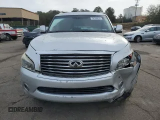 2012 Infiniti QX56 7-passenger with VIN JN8AZ2NE2C9017865, listed as a Copart auction lot 78728014 with 184,377 mi miles and Salvage Title. Bid and sale history available at carsss.com. Image 5.