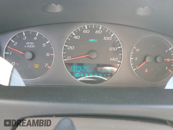 2008 Chevrolet Impala LT with VIN 2G1WT58K081223121, listed as a Copart auction lot 52123505 with 302,699 mi miles and Salvage Title. Bid and sale history available at DreamBid. Image 9.