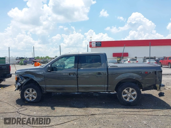 2019 Ford F-150 XL with VIN 1FTEW1E52KKE98899, listed as a IAAI auction lot 42576904 with 168,223 mi miles and . Bid and sale history available at DreamBid. Image 15.