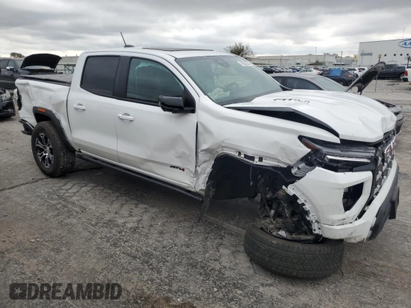 2023 GMC Canyon 4WD AT4 with VIN 1GTP6DEK5P1215120, listed as a Copart auction lot 79029374 with 16,520 mi miles and Salvage Title. Bid and sale history available at carsss.com. Image 4.
