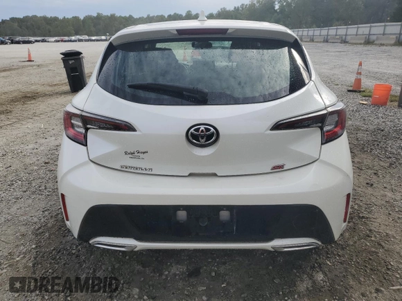2019 Toyota Corolla Hatchback SE with VIN JTNK4RBEXK3040528, listed as a Copart auction lot 70515874 with 79,982 mi miles and Salvage Title. Bid and sale history available at carsss.com. Image 6.