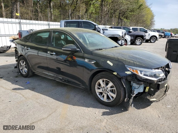 2018 Kia Optima LX with VIN 5XXGT4L33JG219151, listed as a Copart auction lot 50774505 with 99,968 mi miles and Salvage Title. Bid and sale history available at carsss.com. Image 4.