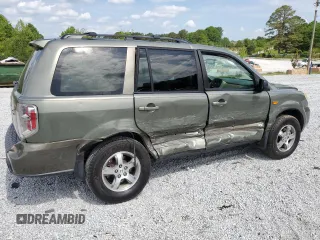 2007 Honda Pilot EX-L with VIN 5FNYF28567B038017, listed as a Copart auction lot 54233425 with 186,712 mi miles and Salvage title. Bid and sale history available at DreamBid. Image 3.