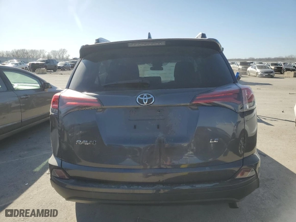 2017 Toyota RAV4 LE with VIN JTMZFREVXHJ140464, listed as a Copart auction lot 48254115 with 183,575 mi miles and Salvage Title. Bid and sale history available at carsss.com. Image 6.