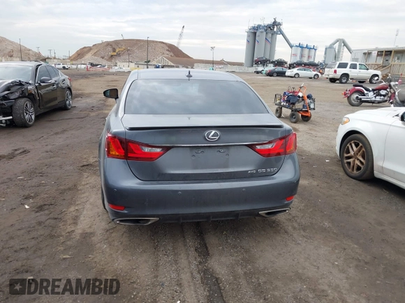 2013 Lexus GS 350 with VIN JTHCE1BL7D5014898, listed as a IAAI auction lot 41656269 with 102,275 mi miles. Bid and sale history available at carsss.com. Image 16.