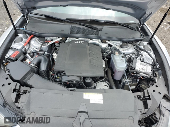 2019 Audi A6 Premium with VIN WAUD8AF24KN129211, listed as a Copart auction lot 59835875 with 56,105 mi miles and Salvage title. Bid and sale history available at DreamBid. Image 11.