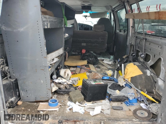 2008 Ford Econoline Passenger XL with VIN 1FMNE11W48DA43630, listed as a Copart auction lot 49705745 with 151,622 mi miles and Salvage Title. Bid and sale history available at DreamBid. Image 10.