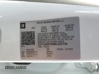 2021 GMC Canyon 4WD Denali with VIN 1GTG6EEN3M1225754, listed as a Copart auction lot 75266004 with 0 mi miles and Non Repairable. Bid and sale history available at carsss.com. Image 13.