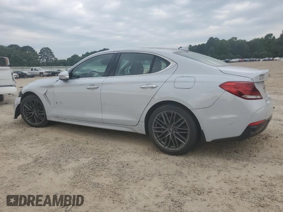 2019 Genesis G70 Advanced with VIN KMTG64LA2KU031319, listed as a Copart auction lot 59487385 with 15,320 mi miles and Salvage title. Bid and sale history available at DreamBid. Image 2.