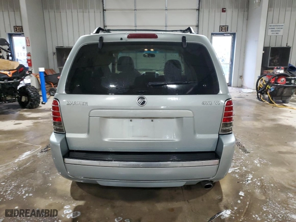 2005 Mercury Mariner Luxury with VIN 4M2CU57185DJ02461, listed as a Copart auction lot 88037255 with 185,037 mi miles and Salvage Title. Bid and sale history available at carsss.com. Image 6.