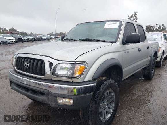 2001 Toyota Tacoma PreRunner with VIN 5TEGN92N01Z860253, listed as a IAAI auction lot 41556927 with 193,722 mi miles and . Bid and sale history available at DreamBid. Image 2.