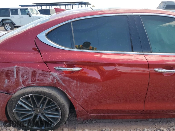 2019 Genesis G70 2.0T Advanced with VIN KMTG34LA7KU013830, listed as a Copart auction lot 69072164 with 44,913 mi miles and Salvage Title. Bid and sale history available at carsss.com. Image 10.