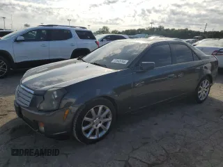 2007 Cadillac CTS with VIN 1G6DP577470103111, listed as a Copart auction lot 72843744 with 0 mi miles and Salvage Title. Bid and sale history available at carsss.com. Image 1.