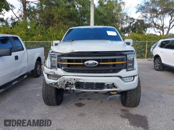 2023 Ford F-150 XL with VIN 1FTEW1E89PFA58074, listed as a IAAI auction lot 41298473 with 60,266 mi miles. Bid and sale history available at carsss.com. Image 12.