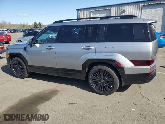 2024 Hyundai Santa Fe Calligraphy with VIN 5NMP5DG13RH006457, listed as a Copart auction lot 51513595 with 9,837 mi miles and Salvage title. Bid and sale history available at DreamBid. Image 2.