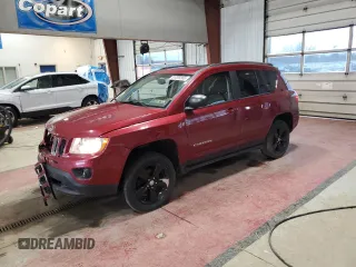 2012 Jeep Compass Latitude with VIN 1C4NJDEB5CD525069, listed as a Copart auction lot 51205565 with 178,534 mi miles and Salvage Title. Bid and sale history available at carsss.com. Image 1.