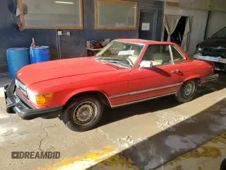 1981 Mercedes-Benz 380 with VIN WDBBA45A0BB001850, listed as a Copart auction lot 41614565 with 125,658 mi miles and Clean Title. Bid and sale history available at carsss.com. Image 1.