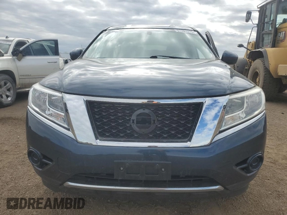 2014 Nissan Pathfinder S z VIN 5N1AR2MM1EC735798, wystawiony jako Copart lot #57267215 z przebiegiem 124 115 mil mil oraz Szkoda całkowita • Salvage title. Historia ofert i sprzedaży dostępna na DreamBid. Obrazek 5.