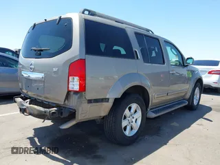 2008 Nissan Pathfinder LE with VIN 5N1AR18U98C621461, listed as a IAAI auction lot 42540598 with 59,464 mi miles and . Bid and sale history available at DreamBid. Image 4.