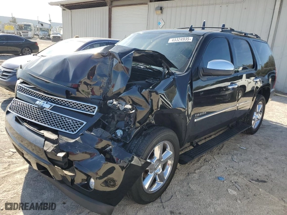 2011 Chevrolet Tahoe LTZ with VIN 1GNSCCE03BR350383, listed as a Copart auction lot 43324935 with 181,423 mi miles and Salvage Title. Bid and sale history available at carsss.com. Image 1.