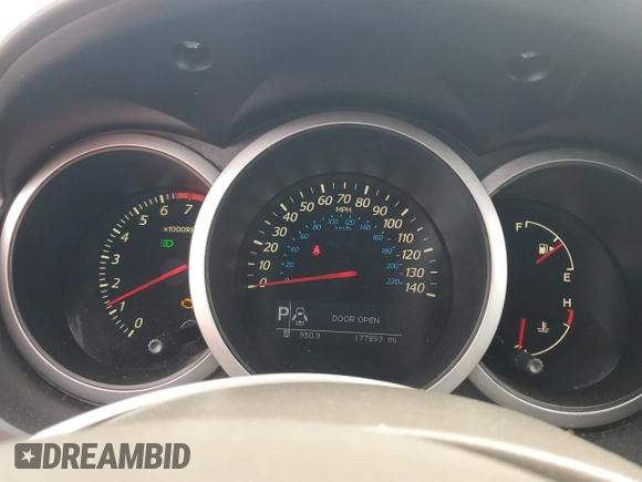 2010 Suzuki Grand Vitara Premium with VIN JS3TD0D26A4101181, listed as a Copart auction lot 62923755 with 177,893 mi miles and Salvage title. Bid and sale history available at DreamBid. Image 9.