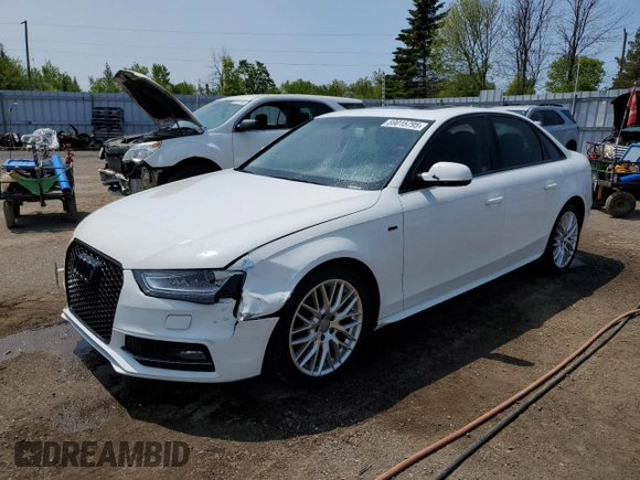 2015 Audi A4 Komfort z VIN WAUBFCFL0FN034054, wystawiony jako Copart lot #59015795 z przebiegiem 141 557 mil mil oraz Czysty tytuł • Clean title. Historia ofert i sprzedaży dostępna na DreamBid. Obrazek 1.