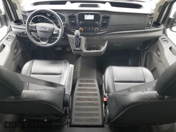 2022 Ford Transit Cargo with VIN 1FTBR1C8XNKA05854, listed as a Copart auction lot 57170555 with 119,996 mi miles and Salvage title. Bid and sale history available at DreamBid. Image 8.