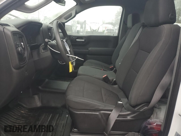 2021 Chevrolet Silverado 1500 Work Truck with VIN 3GCNWAEF5MG343296, listed as a Copart auction lot 45203685 with 56,207 mi miles and Non Repairable. Bid and sale history available at carsss.com. Image 7.