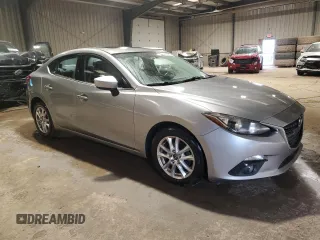 2015 Mazda 3 i Grand Touring with VIN JM1BM1W77F1256002, listed as a Copart auction lot 46062915 with 139,925 mi miles and Salvage Title. Bid and sale history available at DreamBid. Image 4.