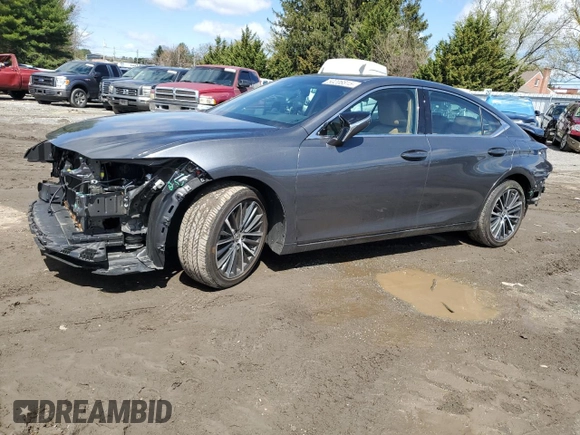 2022 Lexus ES 350 z VIN 58ADZ1B12NU131342, wystawiony jako Copart lot #50206815 z przebiegiem 21 661 mil mil oraz Szkoda całkowita • Salvage title. Historia ofert i sprzedaży dostępna na DreamBid. Obrazek 1.