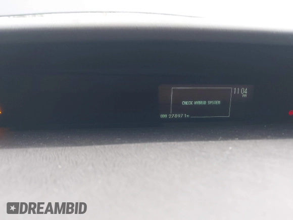 2011 Toyota Prius I with VIN JTDKN3DU9B0312488, listed as a IAAI auction lot 41928385 with 278,971 mi miles. Bid and sale history available at carsss.com. Image 7.
