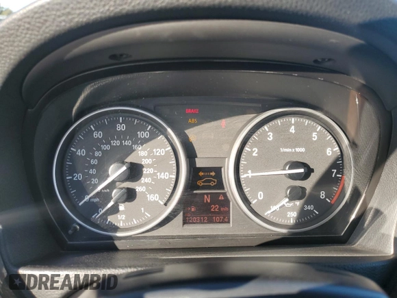 2007 BMW 3 Series 335i with VIN WBAWL73587PX50889, listed as a Copart auction lot 85985264 with 120,312 mi miles and Salvage Title. Bid and sale history available at carsss.com. Image 9.