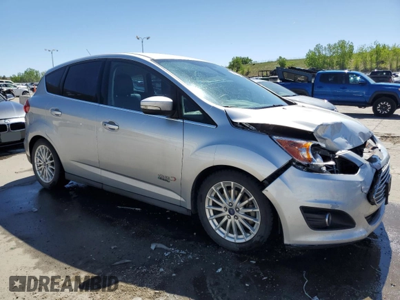 2015 Ford C-Max Energi SEL with VIN 1FADP5CU7FL118536, listed as a Copart auction lot 56457344 with 110,820 mi miles and Salvage Title. Bid and sale history available at carsss.com. Image 4.