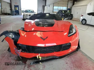2016 Chevrolet Corvette Z06 1LZ with VIN 1G1YP2D67G5611240, listed as a Copart auction lot 68030904 with 0 mi miles and Salvage Title. Bid and sale history available at carsss.com. Image 5.
