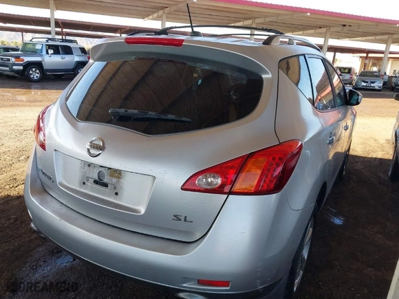 2009 Nissan Murano S with VIN JN8AZ18U39W106173, listed as a IAAI auction lot 41832156 with 189,389 mi miles. Bid and sale history available at carsss.com. Image 4.