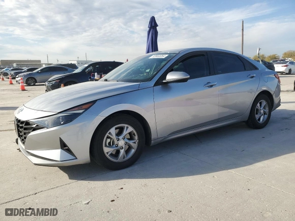 2021 Hyundai Elantra SE with VIN 5NPLL4AG4MH037763, listed as a Copart auction lot 83860084 with 71,742 mi miles and Salvage Title. Bid and sale history available at carsss.com. Image 1.