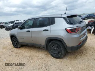 2018 Jeep Compass Sport z VIN 3C4NJCABXJT226961, wystawiony jako Copart lot #72119874 z przebiegiem 70 210 mil mil oraz Czysty tytuł • Clean title. Historia ofert i sprzedaży dostępna na DreamBid. Obrazek 2.