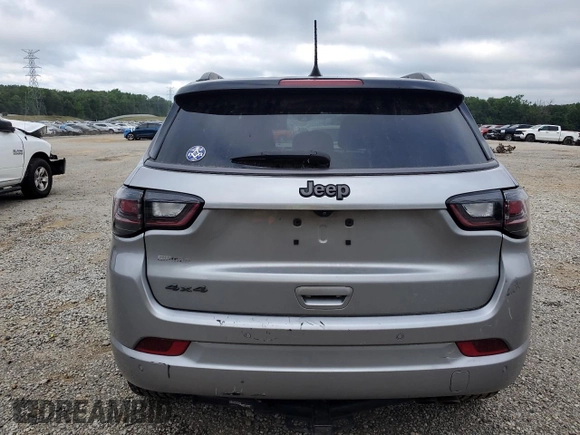 2022 Jeep Compass Limited with VIN 3C4NJDCB3NT143803, listed as a Copart auction lot 56148265 with 67,395 mi miles and Salvage title. Bid and sale history available at DreamBid. Image 6.