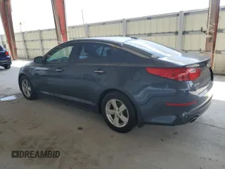 2015 Kia Optima LX with VIN KNAGM4A79F5604807, listed as a Copart auction lot 50052785 with 126,623 mi miles and Salvage Title. Bid and sale history available at DreamBid. Image 2.