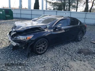 2014 Acura RLX Advance Pkg with VIN JH4KC1F98EC003843, listed as a Copart auction lot 47016234 with 182,897 mi miles and Salvage Title. Bid and sale history available at carsss.com. Image 1.