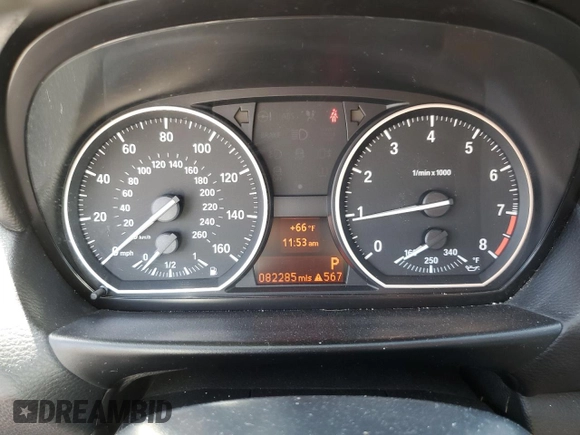 2012 BMW 1 Series 135i with VIN WBAUC9C5XCVM12726, listed as a Copart auction lot 48102254 with 82,285 mi miles and Salvage title. Bid and sale history available at DreamBid. Image 9.