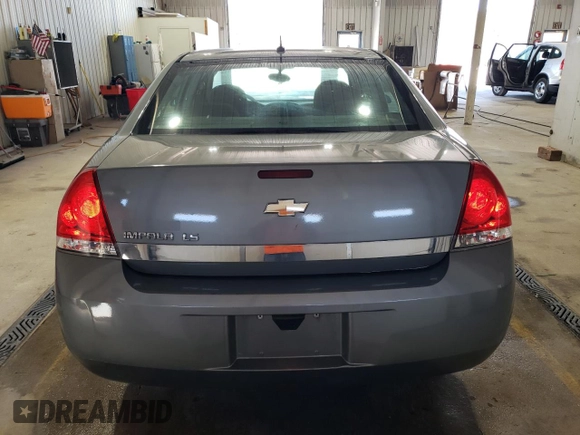 2009 Chevrolet Impala LS with VIN 2G1WB57N691128496, listed as a Copart auction lot 54211565 with 247,617 mi miles and Salvage Title. Bid and sale history available at DreamBid. Image 6.