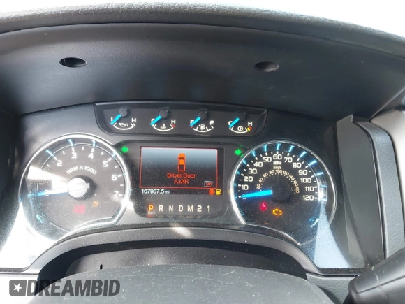 2014 Ford F-150 XL with VIN 1FTFW1CF6EFB56157, listed as a IAAI auction lot 41823200 with 167,937 mi miles. Bid and sale history available at carsss.com. Image 7.