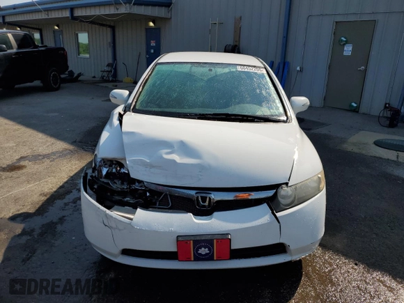 2007 Honda Civic with VIN JHMFA36227S017140, listed as a Copart auction lot 60452205 with 154,729 mi miles and Salvage title. Bid and sale history available at DreamBid. Image 5.